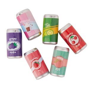Soda Pop Flavored Lip Gloss, 6 pack